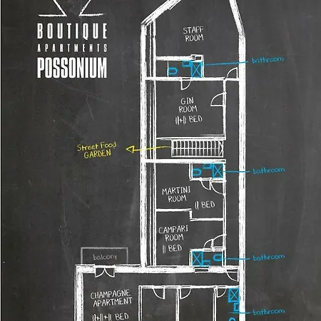 Street Food Possonium Appartement *